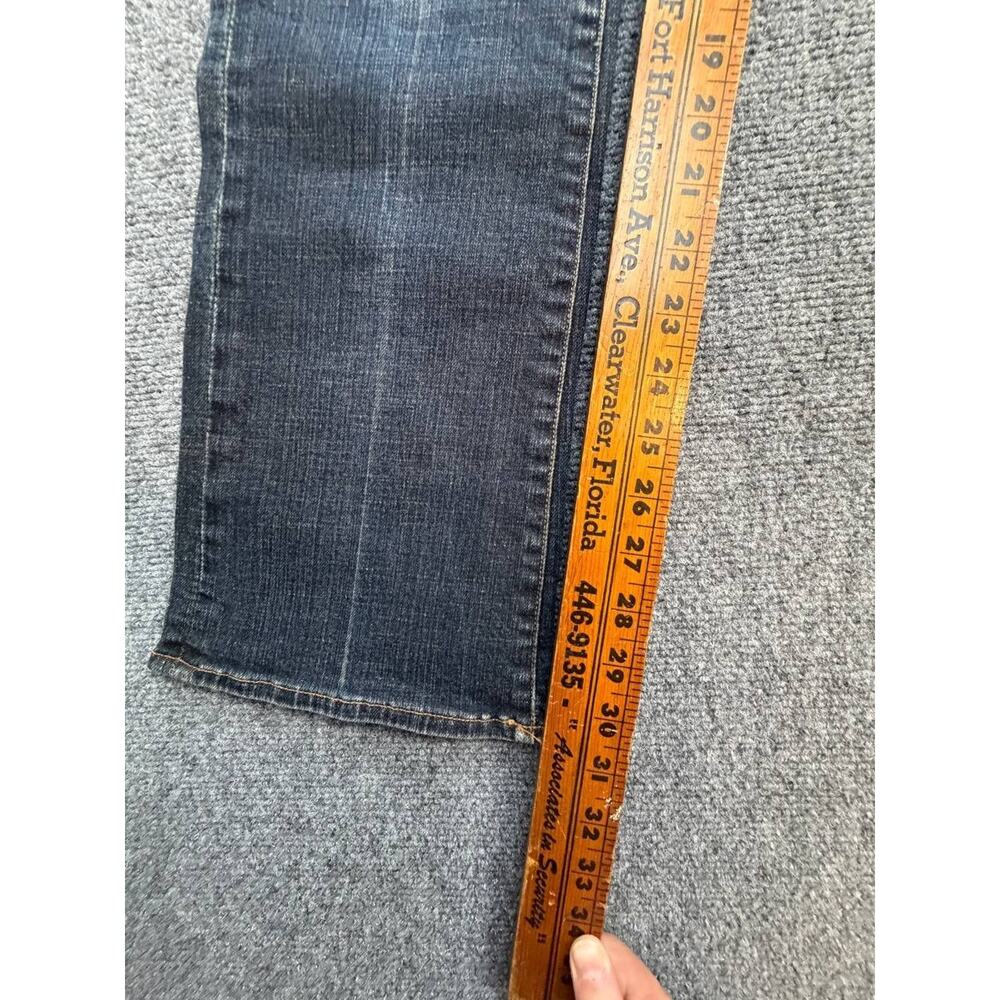 Vintage Y2K 7 For All Mankind Jeans Womens 28 Low Rise Bootcut Gray Black USA - Picture 9 of 15